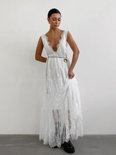 Veyra Lace Elegance Dress-White